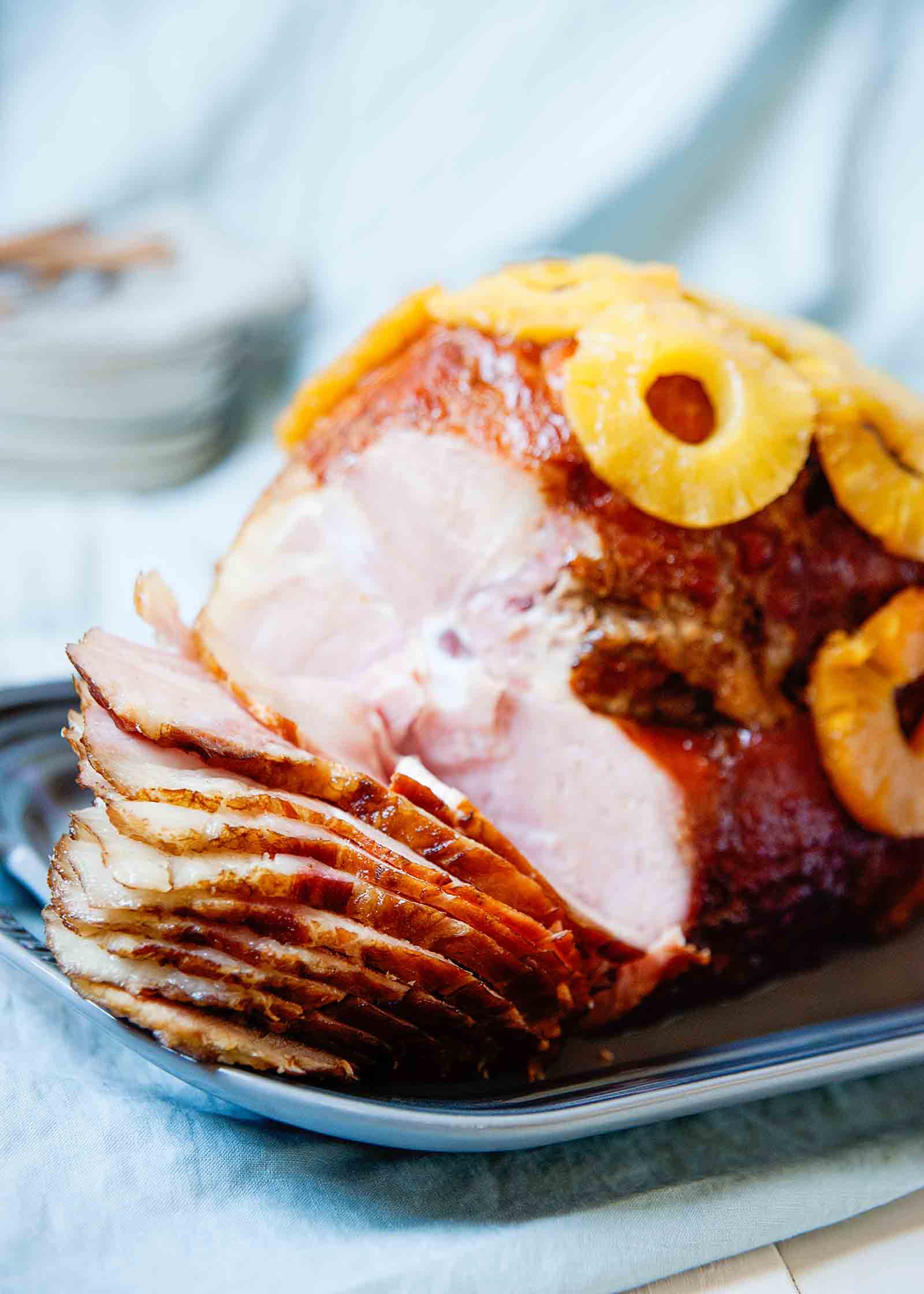 Pineapple Christmas Ham Pineapple Glaze Instant Pot Ham Pineapple