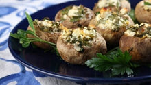 Load image into Gallery viewer, Spinach &amp; Feta Stuffed Mushroom (25 Pieces)
