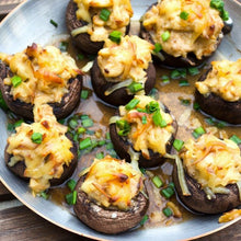 Load image into Gallery viewer, Lobster Stuffed Mushroom served with Hollandaise Sauce (25 Pieces)
